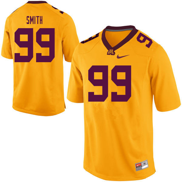 Men #99 O.J. Smith Minnesota Golden Gophers College Football Jerseys Sale-Yellow - Click Image to Close